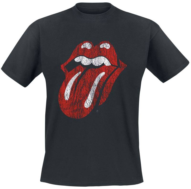 The Rolling Stones T-Shirt - Classic Tongue - S bis 5XL - für Männer - Größe L - schwarz  - Lizenziertes Merchandise! von The Rolling Stones