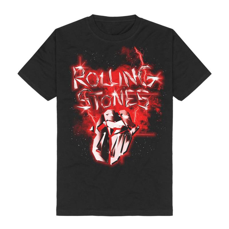 The Rolling Stones T-Shirt - Hackney Diamonds Smoke - S bis 5XL - für Männer - Größe M - schwarz  - Lizenziertes Merchandise! von The Rolling Stones