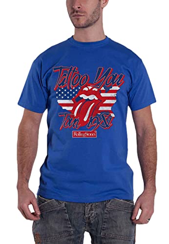 The Rolling Stones T Shirt Tattoo You Americana Band Logo Nue offiziell Herren XXL von The Rolling Stones