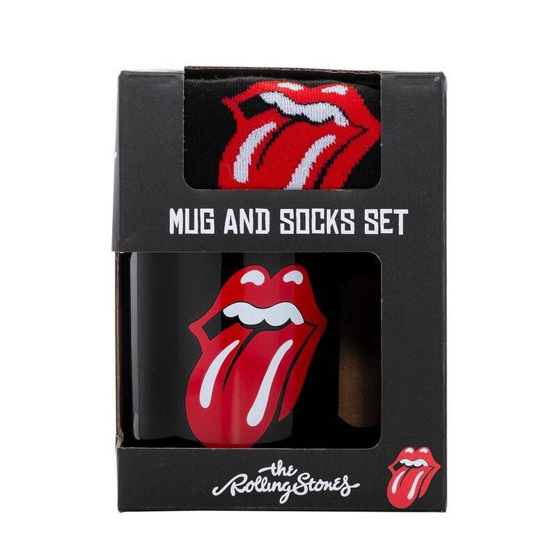 The Rolling Stones Tongue - Tassen-Socken-Set Tasse multicolor von The Rolling Stones