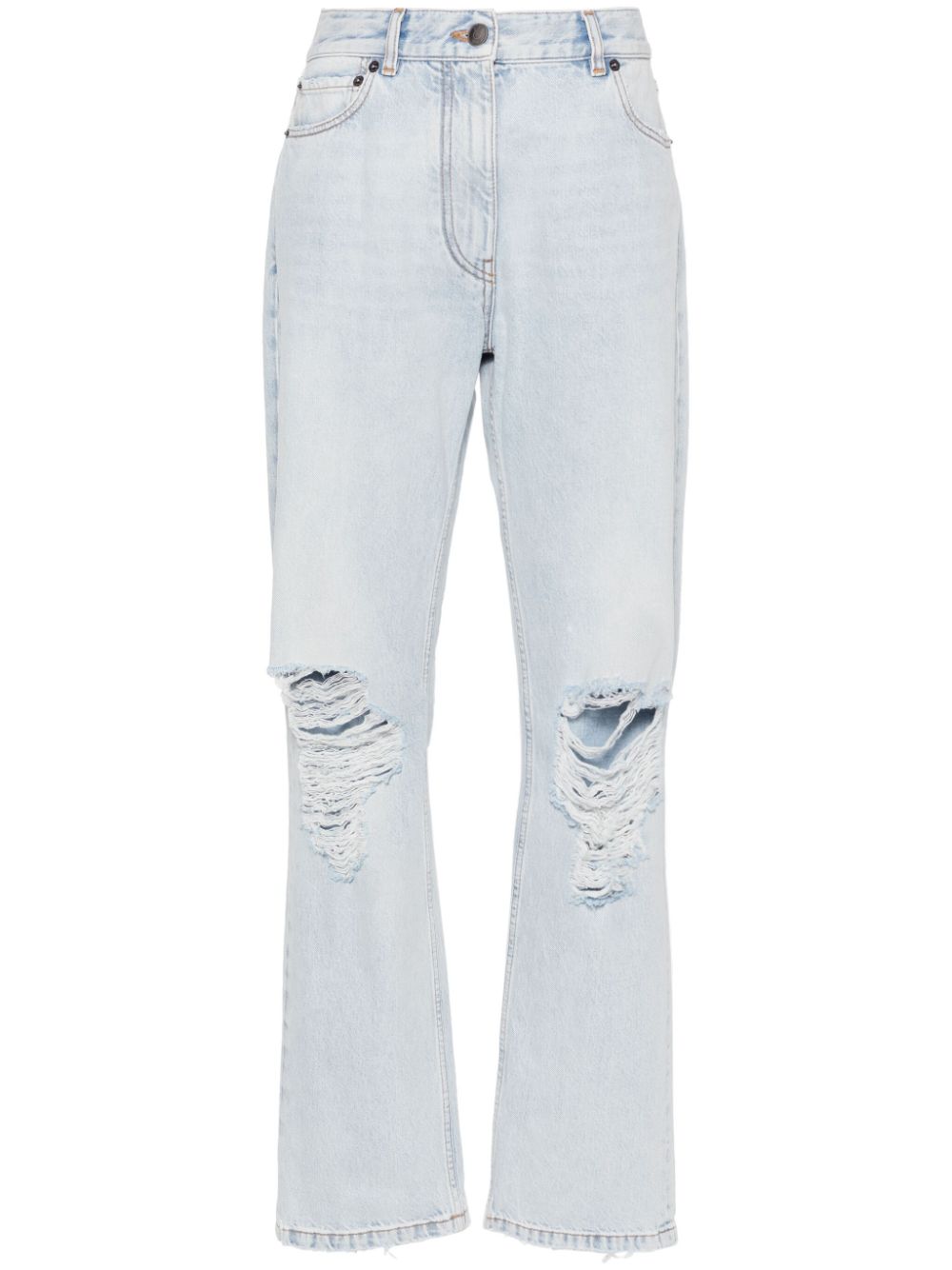 The Row Burty Jeans mit geradem Bein - Blau von The Row