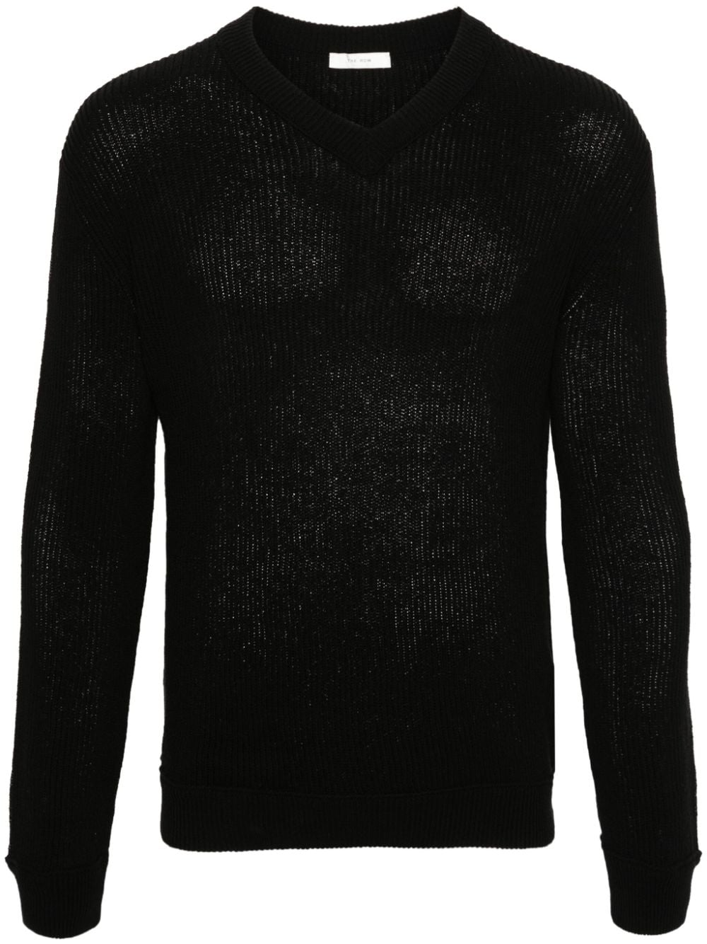 The Row Corbin Pullover mit Zickzackmuster - Schwarz von The Row