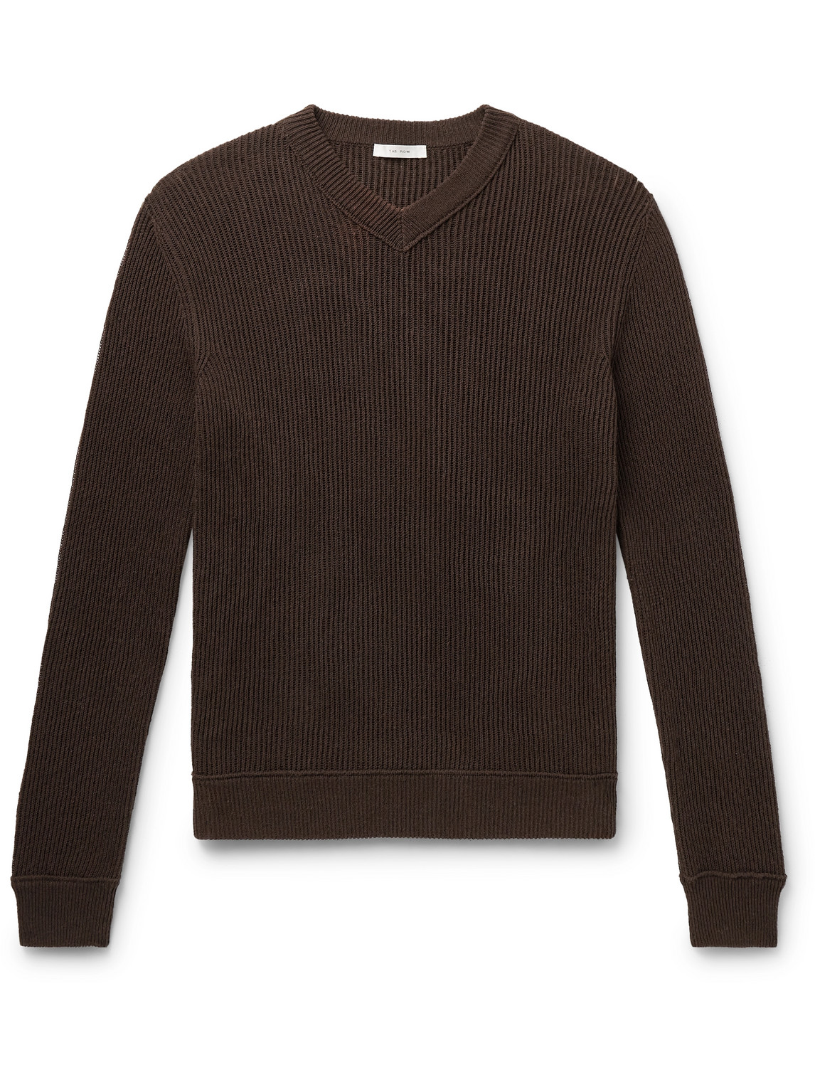 The Row - Corbin Ribbed Cotton Sweater - Men - Brown - XXL von The Row