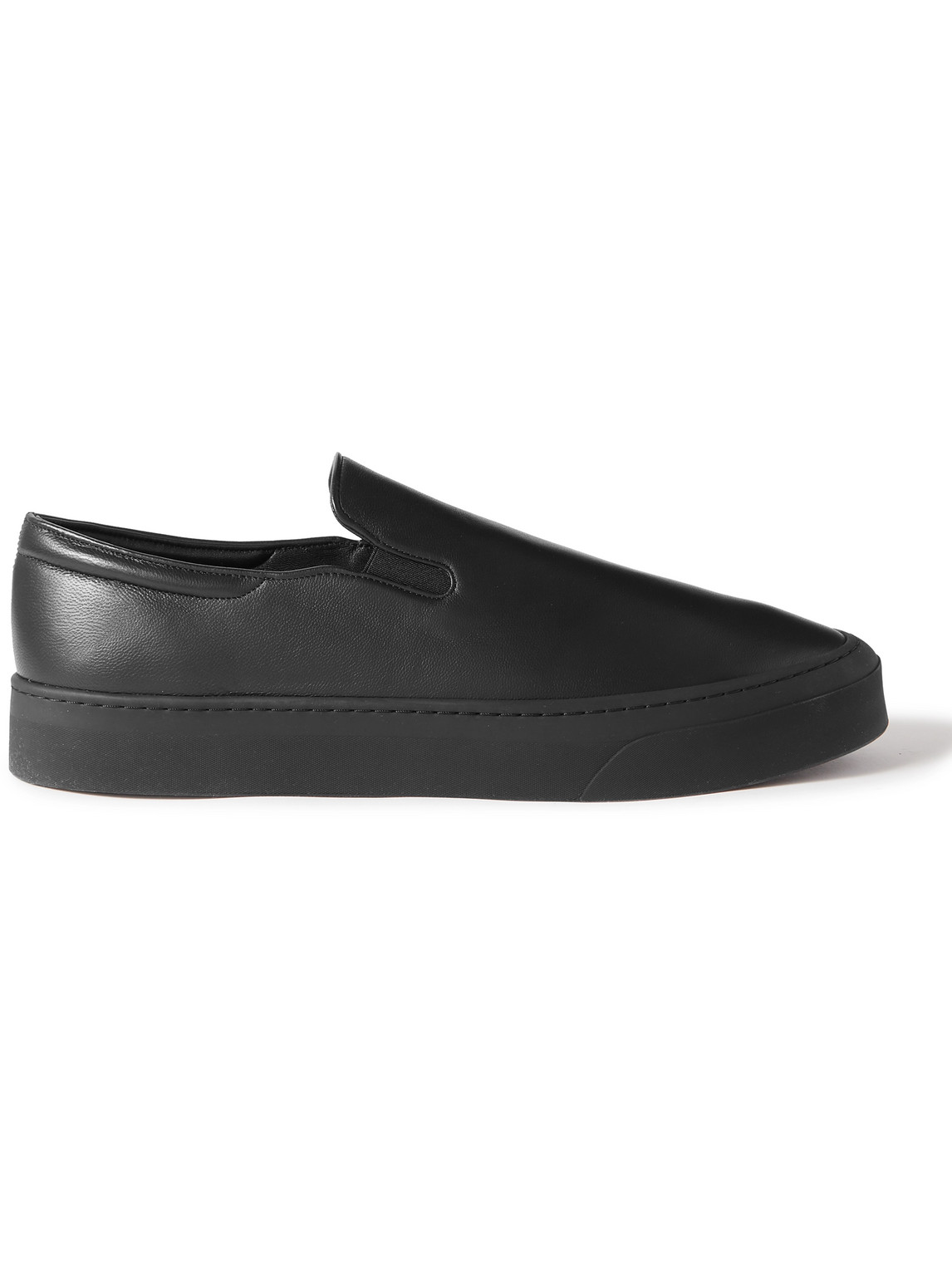 The Row - Dean Leather Slip-On Sneakers - Men - Black - EU 41 von The Row