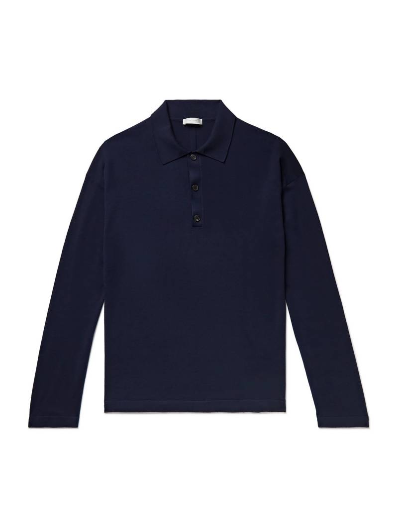 The Row - Djon Wool Polo Shirt - Men - Blue - XXL von The Row