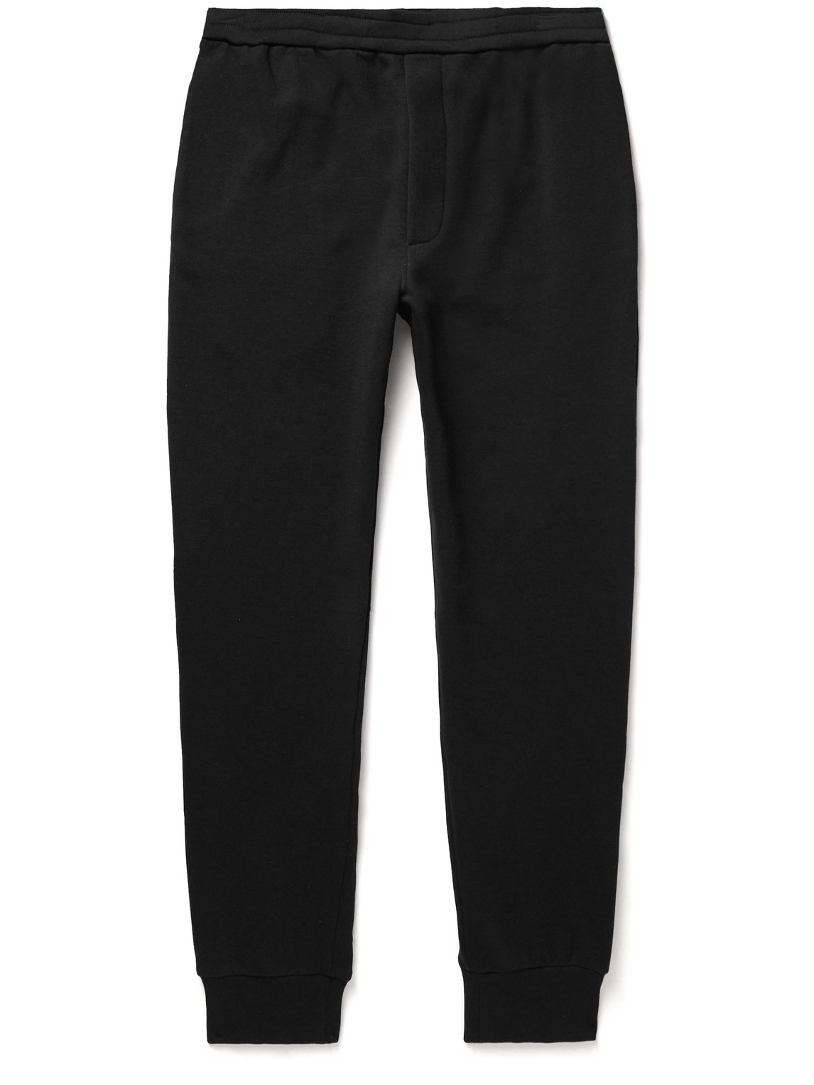 The Row - Edgar Tapered Cotton-Jersey Sweatpants - Men - Black - S von The Row
