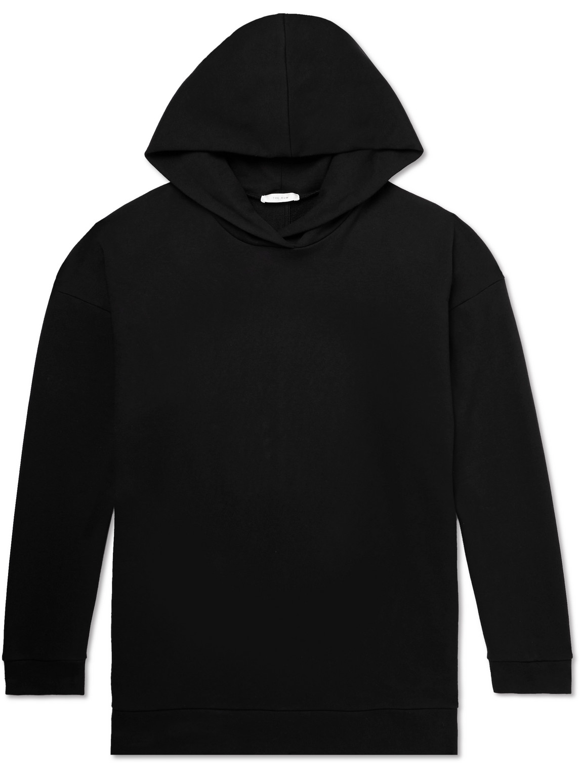 The Row - Essoni Cotton-Jersey Hoodie - Men - Black - L von The Row