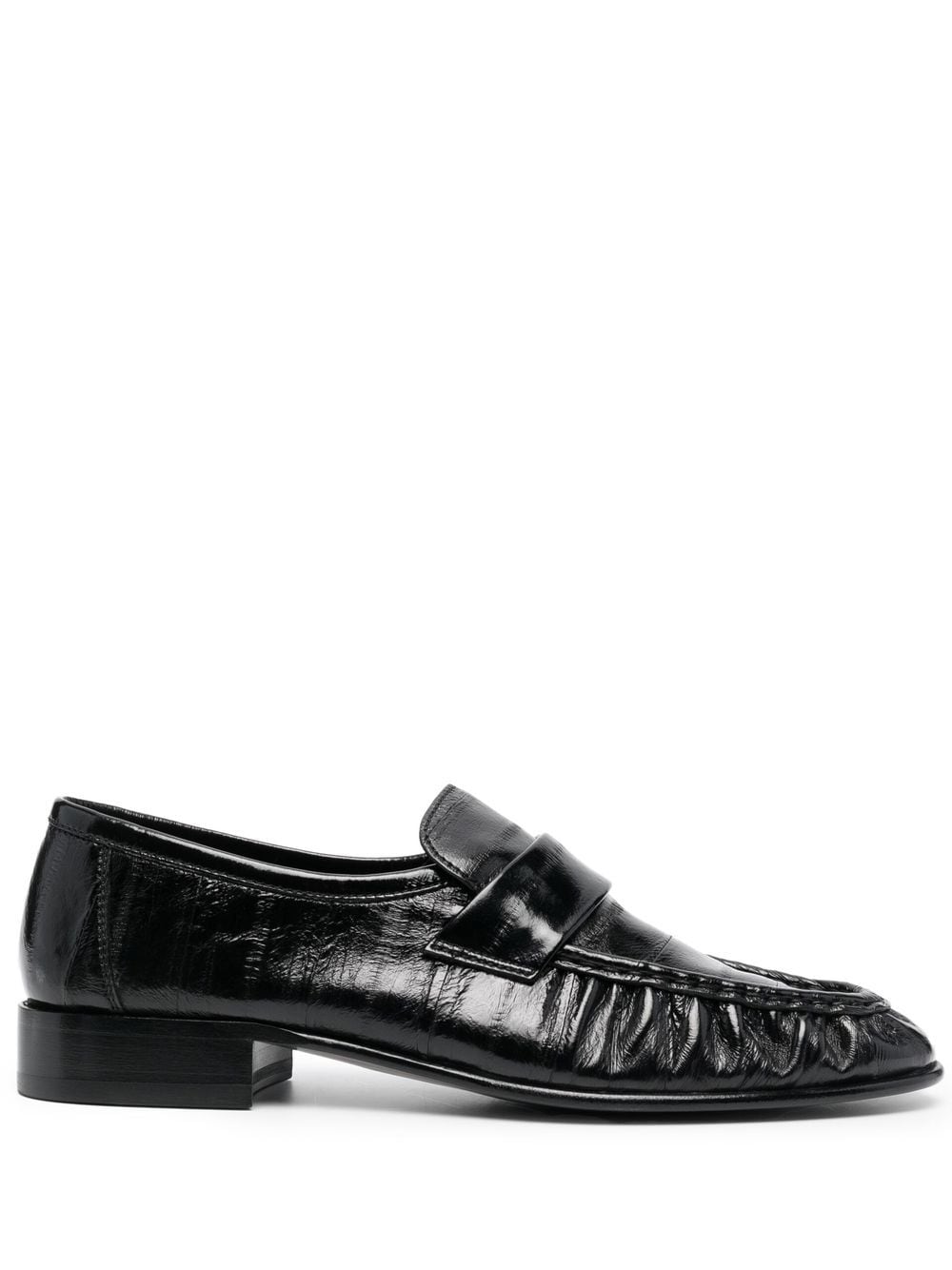 The Row Geraffte Loafer - Schwarz von The Row