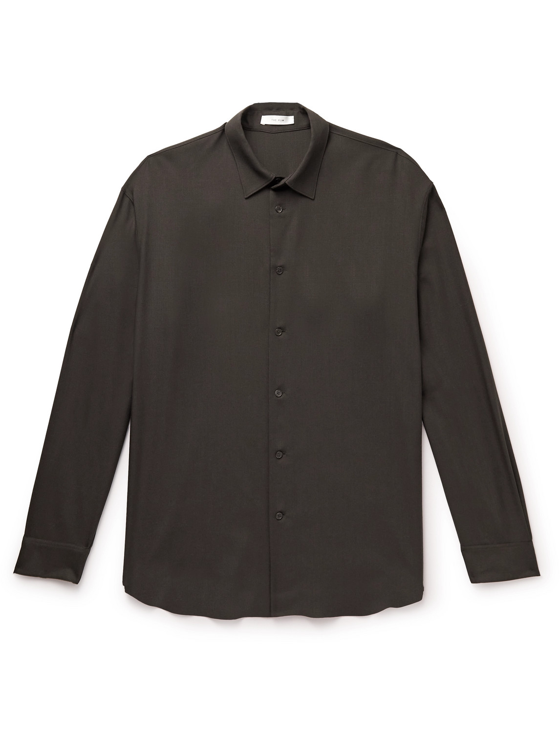 The Row - Giorgio Cashmere-Twill Shirt - Men - Brown - XL von The Row