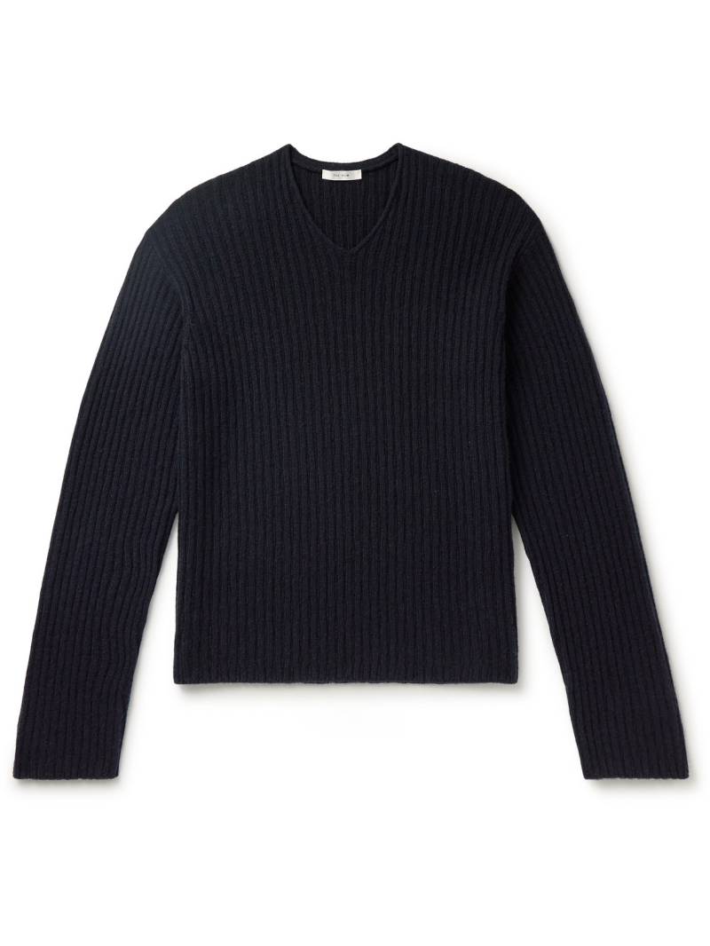 The Row - Gustave Ribbed Cashmere Sweater - Men - Blue - L von The Row