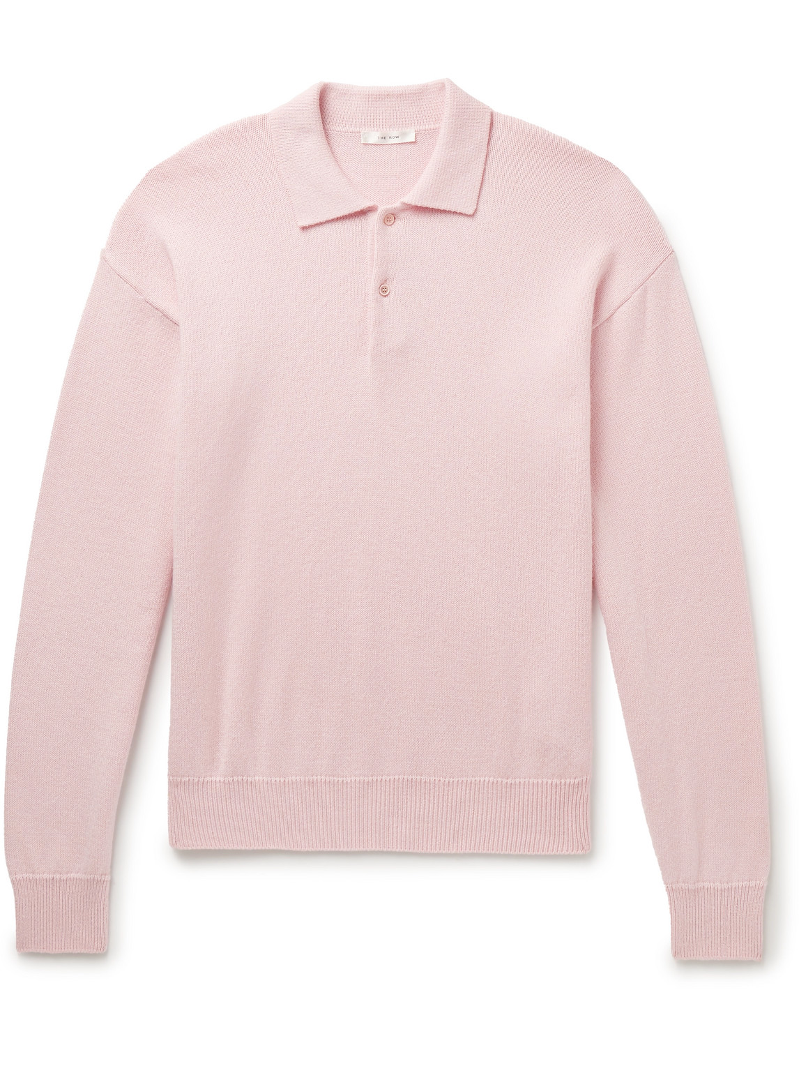 The Row - Joyce Cotton and Cashmere-Blend Polo Shirt - Men - Pink - XXL von The Row