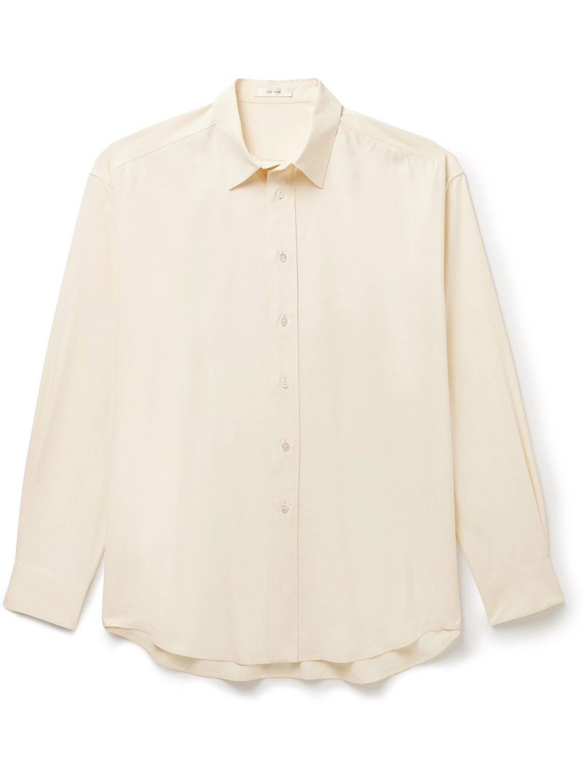 The Row - Miller Silk Shirt - Men - Neutrals - XL von The Row