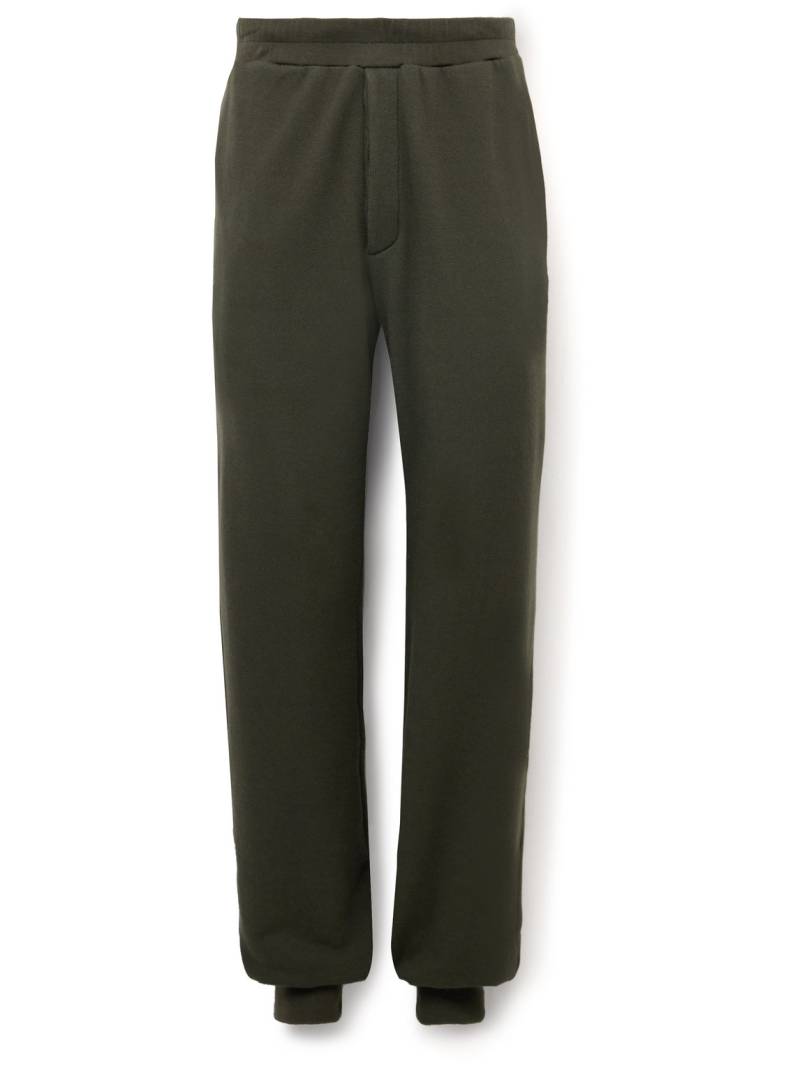 The Row - Navo Tapered Cotton and Cashmere-Blend Jersey Sweatpants - Men - Brown - M von The Row