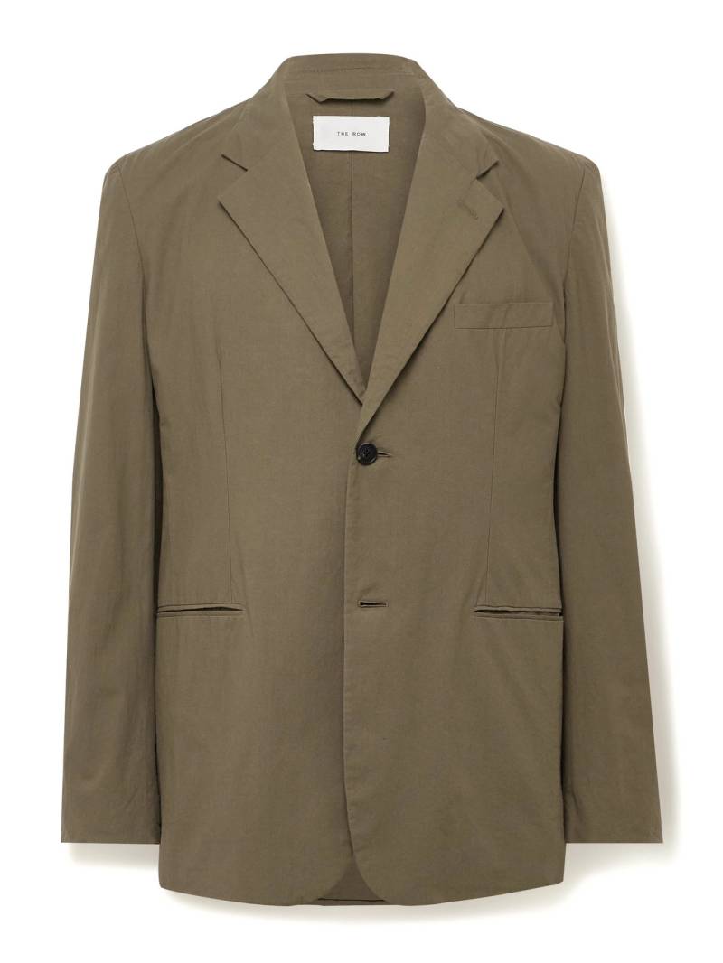 The Row - Ritchie Slim-Fit Unstructured Cotton Suit Jacket - Men - Brown - UK/US 44 von The Row