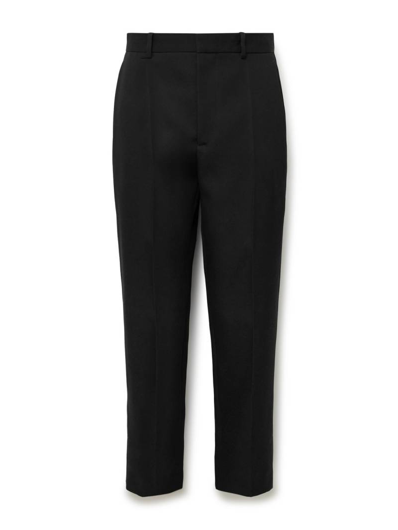 The Row - Zuma Slim-Fit Cropped Cotton and Cashmere-Blend Gabardine Trousers - Men - Black - UK/US 32 von The Row