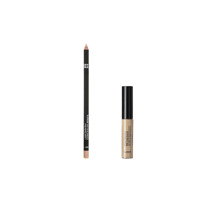 The Saem - Cover Perfection Concealer Pencil - 1.4g & Tip Concealer- 2.0 Rich Beige (1ea) Set von The Saem