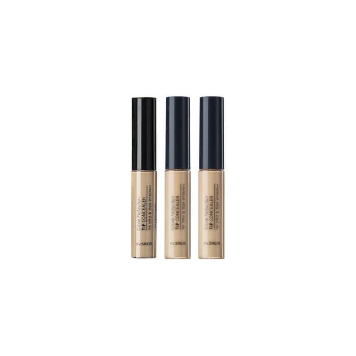The Saem - Cover Perfection Tip Concealer - 01 Clear Beige (1ea) + Peach Beige (1ea) + Green Beige (1ea) von The Saem