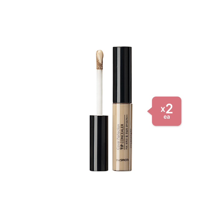 The Saem Cover Perfection Tip Concealer - 01 Clear Beige (2ea) Set von The Saem