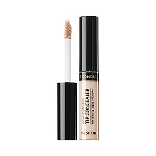 The Saem - Cover Perfection Tip Concealer SPF28 PA++ - 6.5g - 0.5 Ice Beige von The Saem
