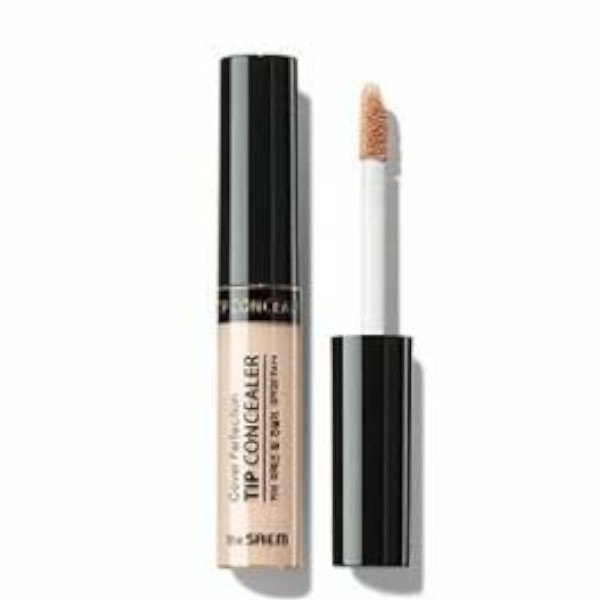 The Saem - Cover Perfection Tip Concealer SPF28 PA++ - 6.5g - 1.25 Light Beige von The Saem
