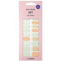 The Saem - Nail Wear Art Gel Sticker - 11 Types #09 Nude Mint Check von The Saem