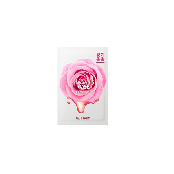 The Saem - Natural Mask Sheet - Rose - 1stück von The Saem