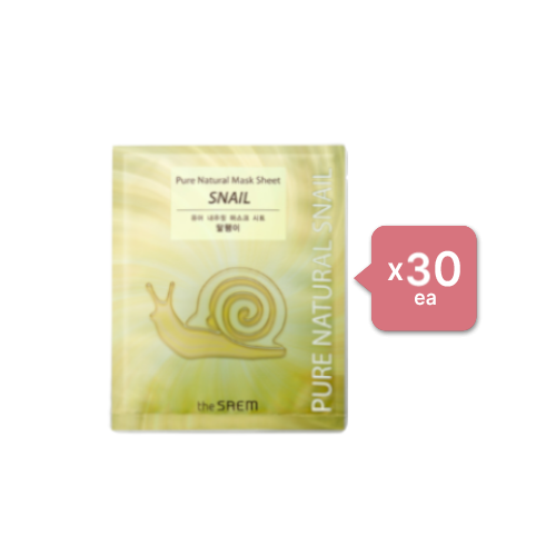 The Saem - Pure Natural Mask Sheet - Snail (30ea) Set von The Saem