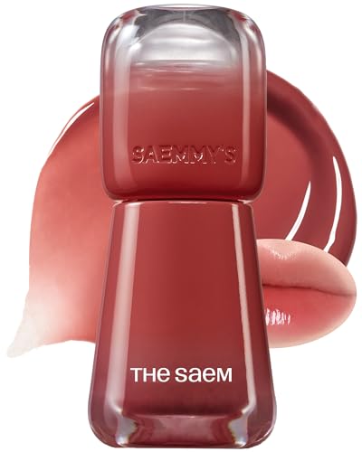 Thesam Saemmy's Ade Shot Tint Korean Lip Titnt, Water Gel Lip Stain with Plump Glowy Moisturizing Finish, Buildable Radiant Gloss, Long-Lasting Comfort, 0.1 fl.oz (06 Apple Cinnamon) von The Saem