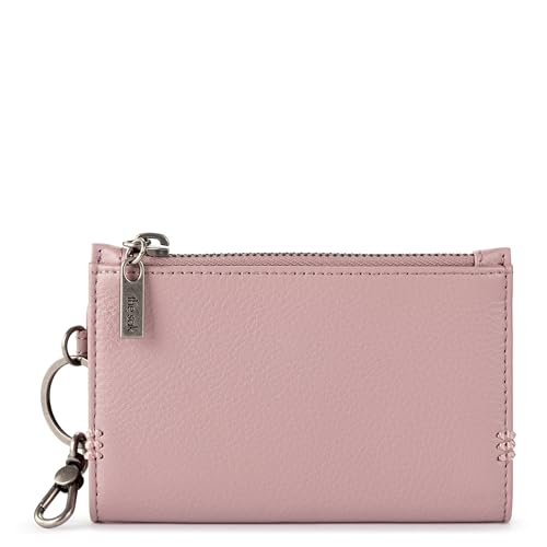 The Sak Encino Kartenetui - Damen Leder Geldbörse für Alltag - Slim Wallet mit Reißverschluss, Kreditkartenfächern & Münzfach, Small von The Sak