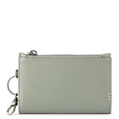 The Sak Encino Kartenetui - Damen Leder Geldbörse für Alltag - Slim Wallet mit Reißverschluss, Kreditkartenfächern & Münzfach, Small von The Sak