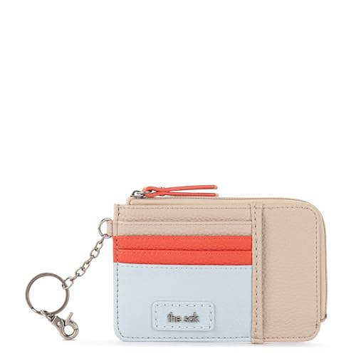 The Sak Iris Slim Card Wallt, Sand Cayenne Block, Small, Iris Card Wallet von The Sak