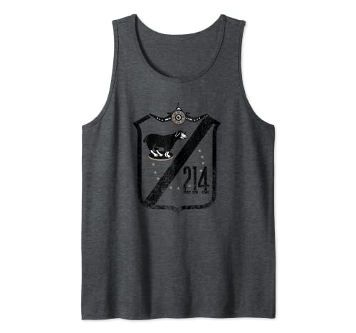 VMA 214 Black Sheep Squadron Patch aus dem Zweiten Weltkrieg, Vintage-Stil, Schwarz Tank Top von The Salty Veteran