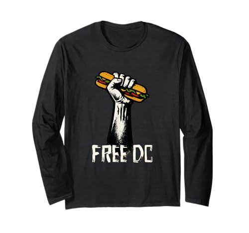 Free DC Sandwich Washington Men Women Langarmshirt Free DC Sandwich Washington Men Women Langarmshirt von The Sandwich Guy Free DC