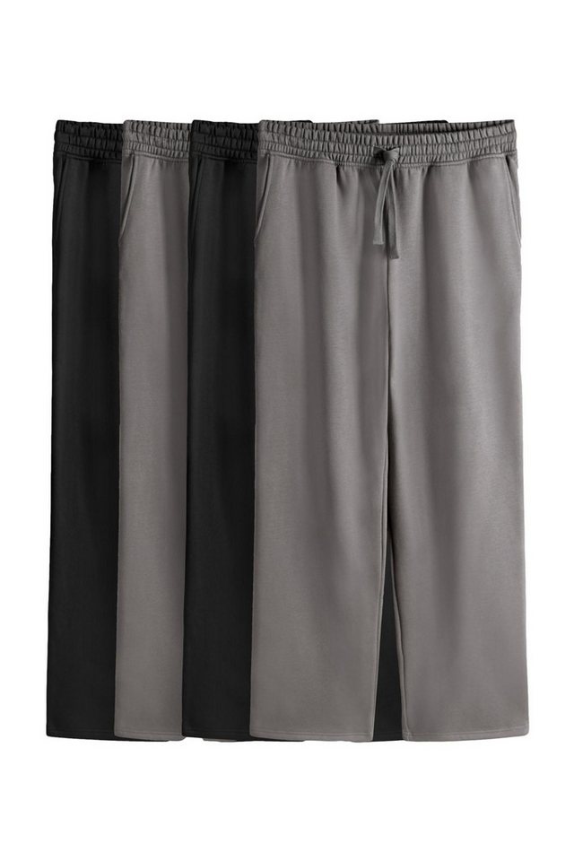 The Set Jogginghose The Set Sporthosen mit weitem Bein, 4er-Pack (4-tlg) von The Set