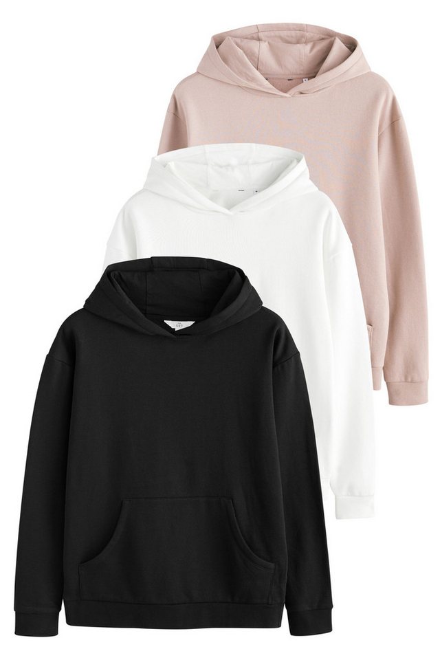 The Set Kapuzenpullover The Set 3er-Pack Relaxed Fit Hoodies (3-tlg) von The Set