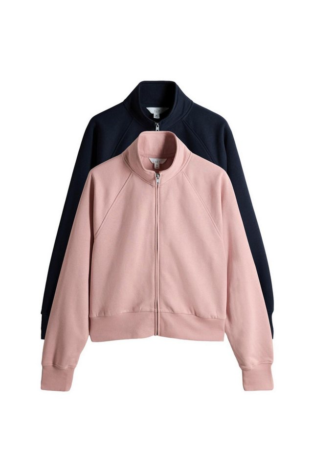 The Set Kurzjacke The Set Jacken mit RV und Trichterkragen, 2er-Pack (2-St) von The Set