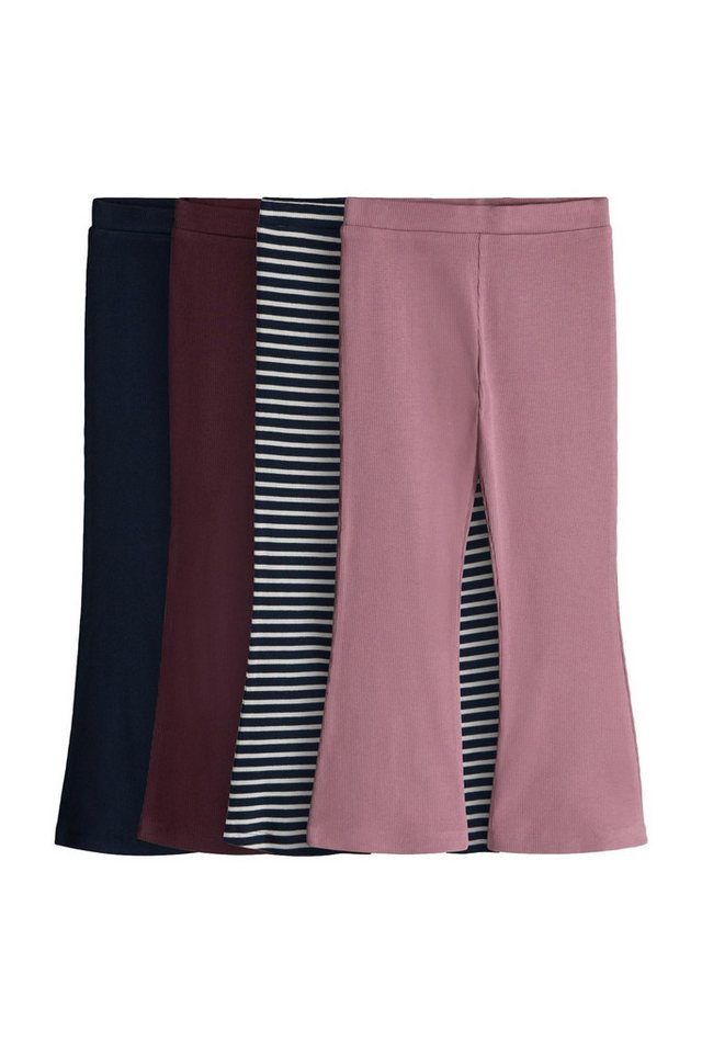The Set Leggings The Set gerippte Leggings mit Schlag, 4er-Pack (4-tlg) von The Set