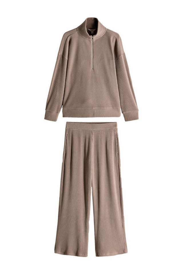 The Set Loungeanzug The Set weiches Sweatshirt + Jogginghose (2 tlg) von The Set