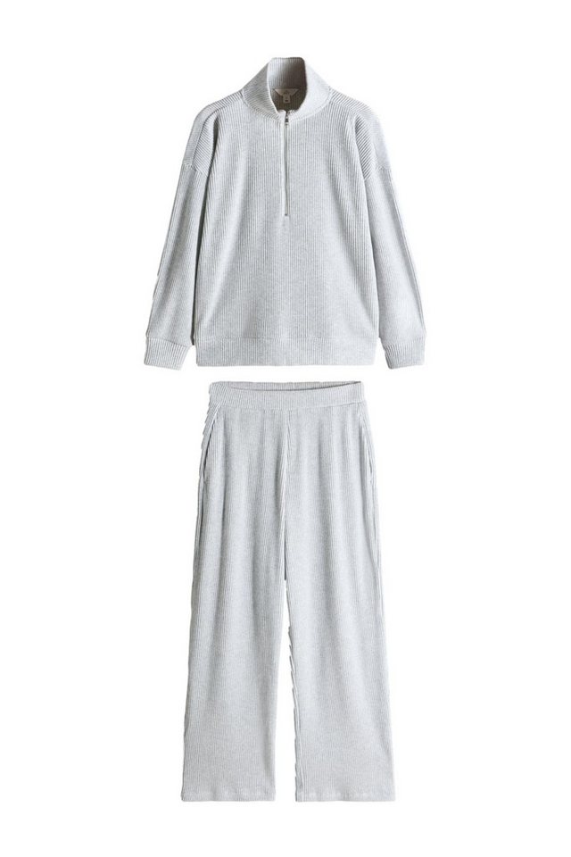The Set Loungeanzug The Set Sweatshirt und Jogginghose, 2er-Lounge-Set (2 tlg) von The Set