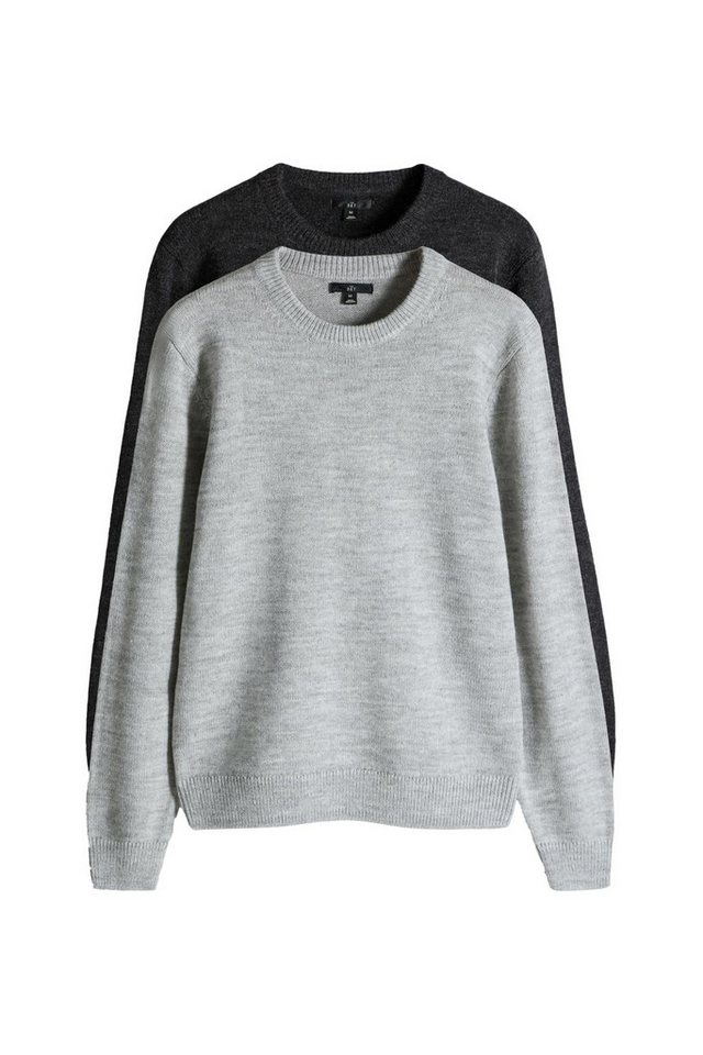 The Set Rundhalspullover The Set Rundhalspullover mit Wolle, 2er-Pack (2-tlg) von The Set