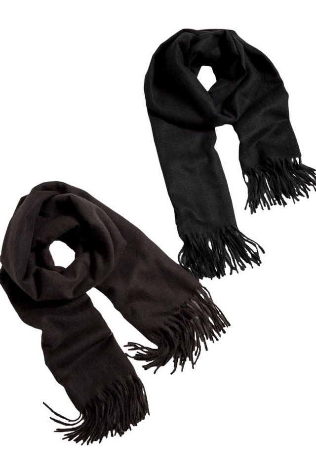 The Set Schal 2er-Pack The Set mittelschwere Schals, (2-St) von The Set