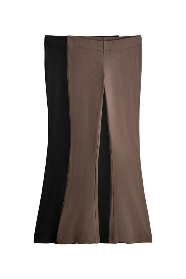 The Set Schlupfhose The Set gerippte Schlaghosen, 2er-Pack (2-tlg) von The Set