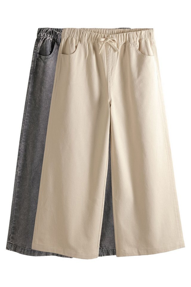 The Set Schlupfjeans The Set Jeans mit weitem Bein, 2er-Pack (2-tlg) von The Set