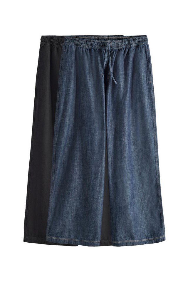The Set Schlupfjeans The Set Schlupfjeans mit Bindegürtel, 2er-Pack (2-tlg) von The Set