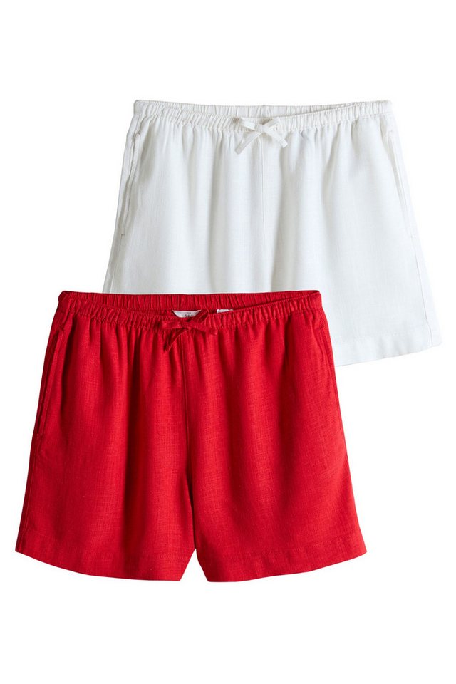 The Set Shorts The Set Schlupfshorts mit Leinenanteil, 2er-Pack (2-tlg) von The Set