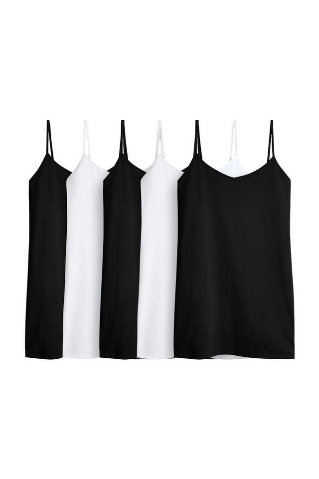 The Set Spaghettitop The Set Lange Trägertops, 5er-Pack (5-tlg) von The Set