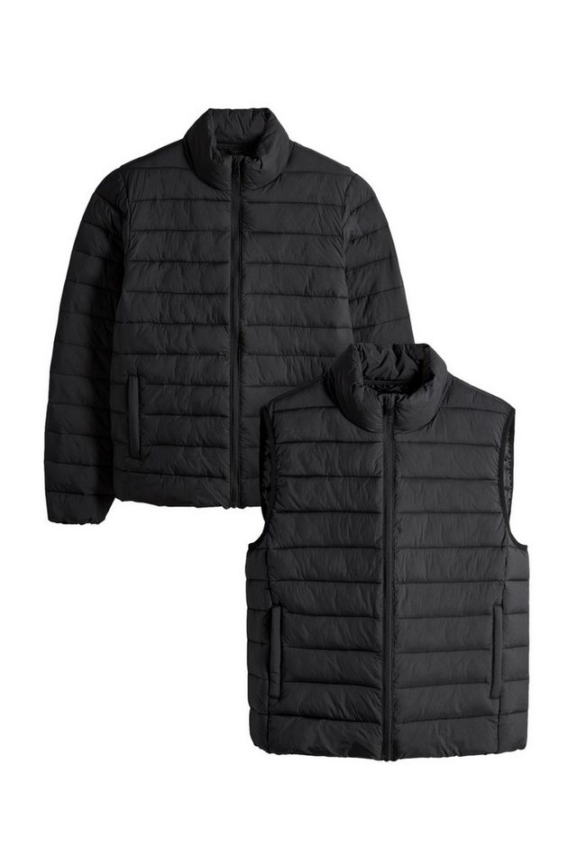 The Set Steppmantel The Set leichte Weste und kurzer Mantel, 2er-Pack (2-tlg) von The Set