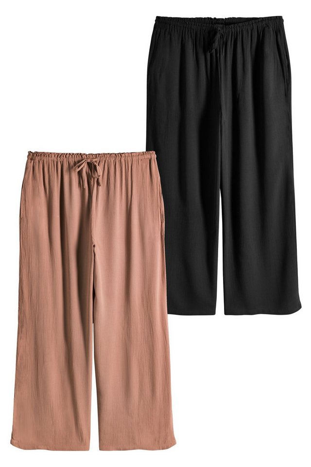The Set Stoffhose The Set Hosen mit weitem Bein, 2er-Pack (2-tlg) von The Set