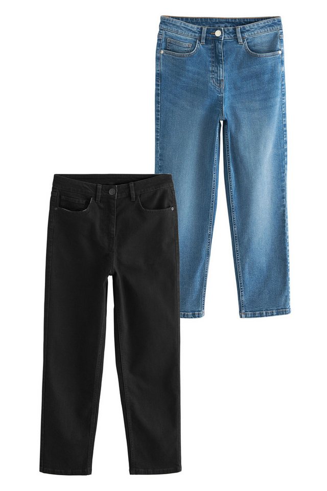 The Set Straight-Jeans 2er-Pack Denim-Jeans mit geradem Bein (2-tlg) von The Set