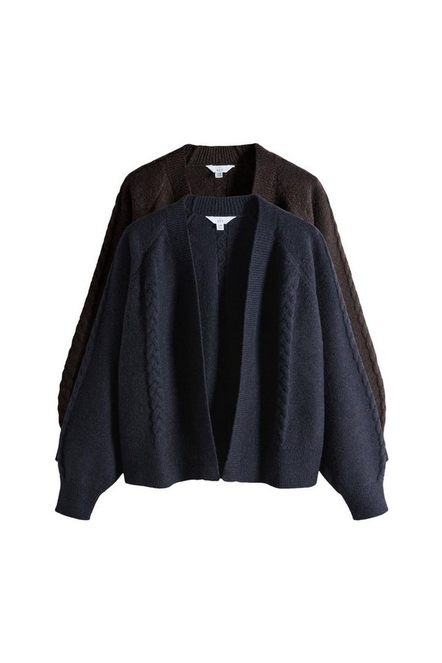 The Set Strickjacke The Set Strickjacken mit Zopfmuster, 2er-Pack (2-tlg) von The Set